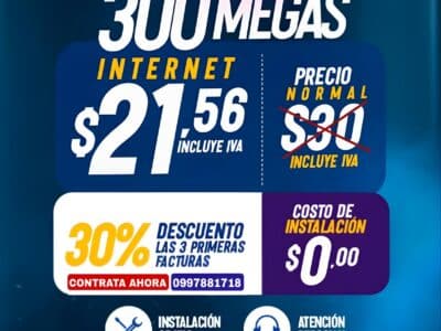SERVICIO DE INTERNET FIBRA ÓPTICA