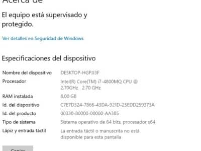 VENDO LAPTOP DELL CORE I7