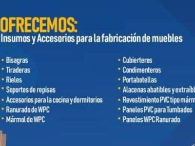 HERRAJES Y ACCESORIOS PARA MUEBLES