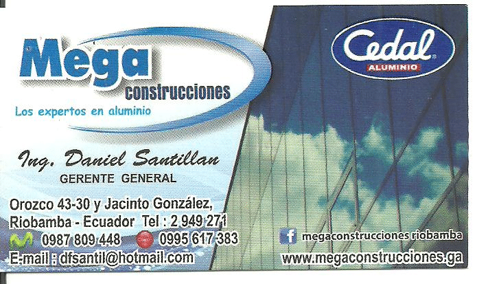 VIDRERIA MEGACONSTRUCCIONES