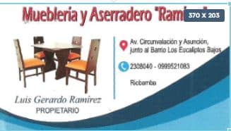 MUEBLERIA Y ASERRADERO RAMIREZ