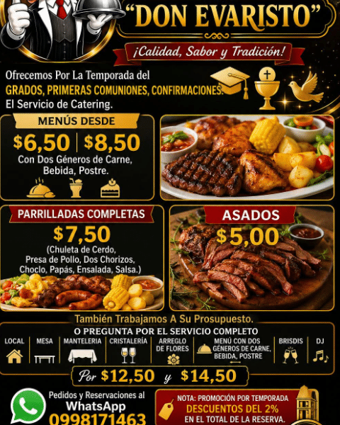 RESTAURANTES & CATERING " DON EVARISTO"